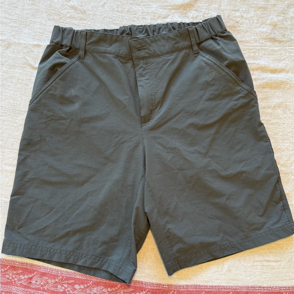 Patagonia Kid's Charcoal Flat Front Shorts